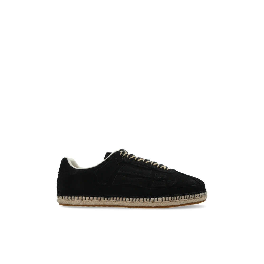 Amiri Men's Black Sneakers, 9 Uk, Pacific Bones Sneaker