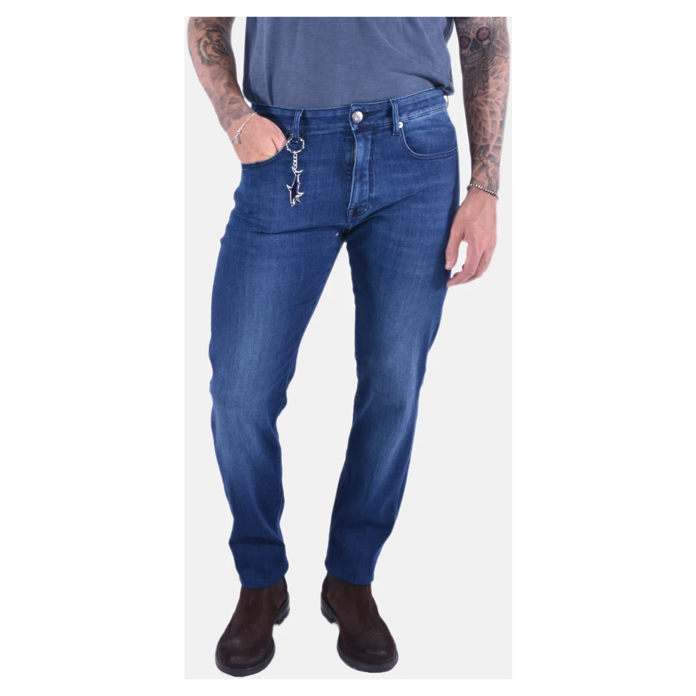 PAUL & SHARK Denim Stretch Tencel Jeans Blue Heren