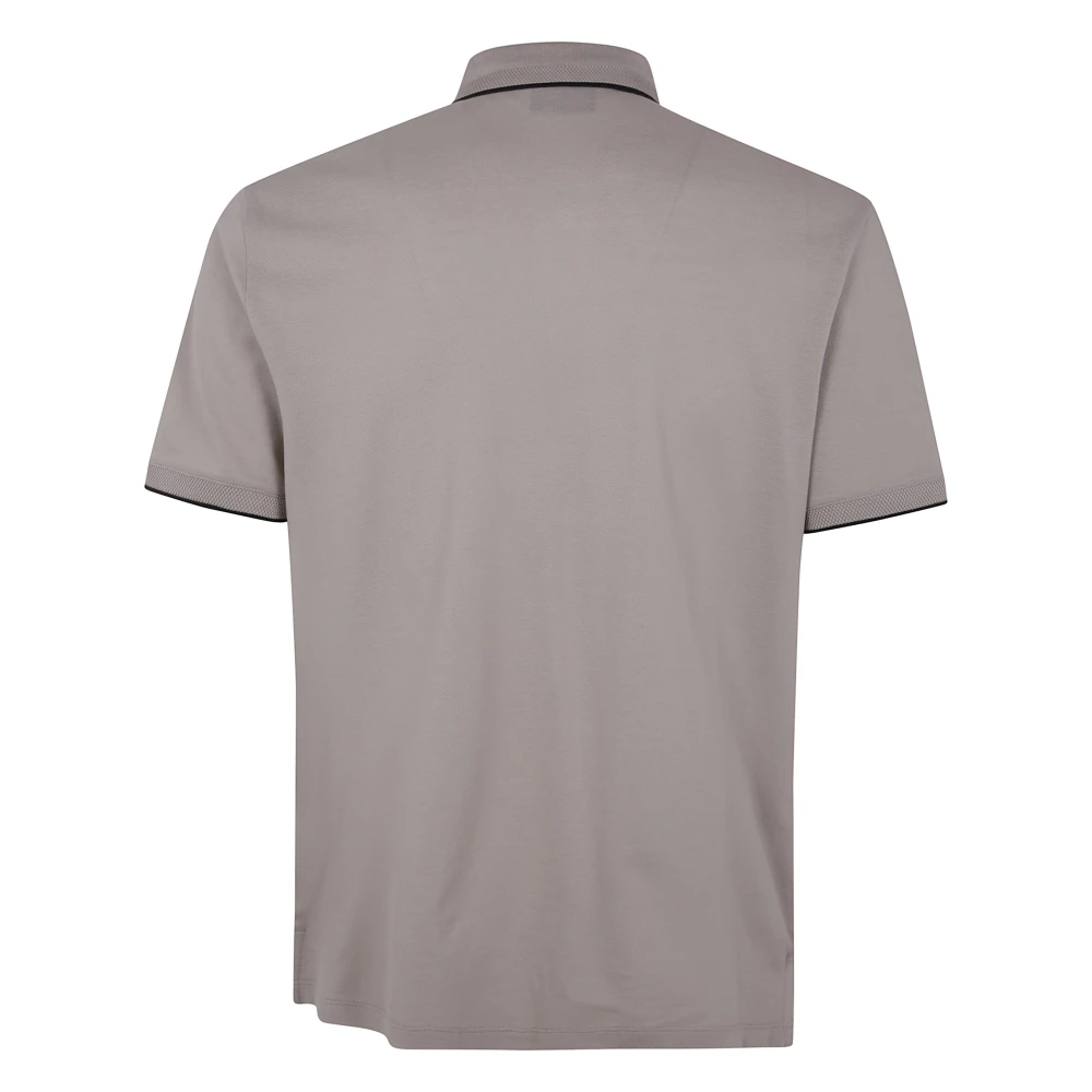 Emporio Armani Klassieke Polo Shirt voor Mannen Gray Heren