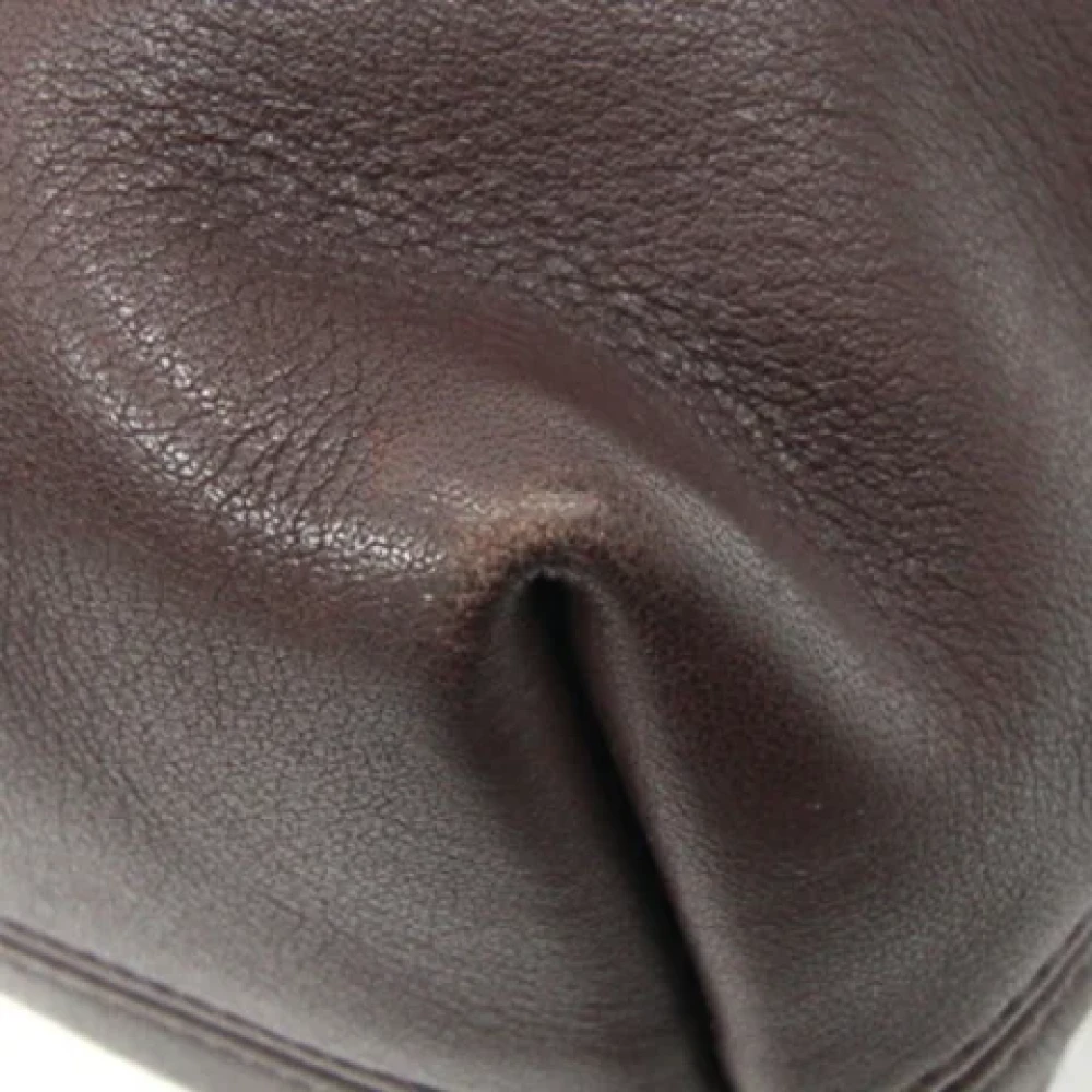 Coach Pre-owned Leather backpacks Brown Dames