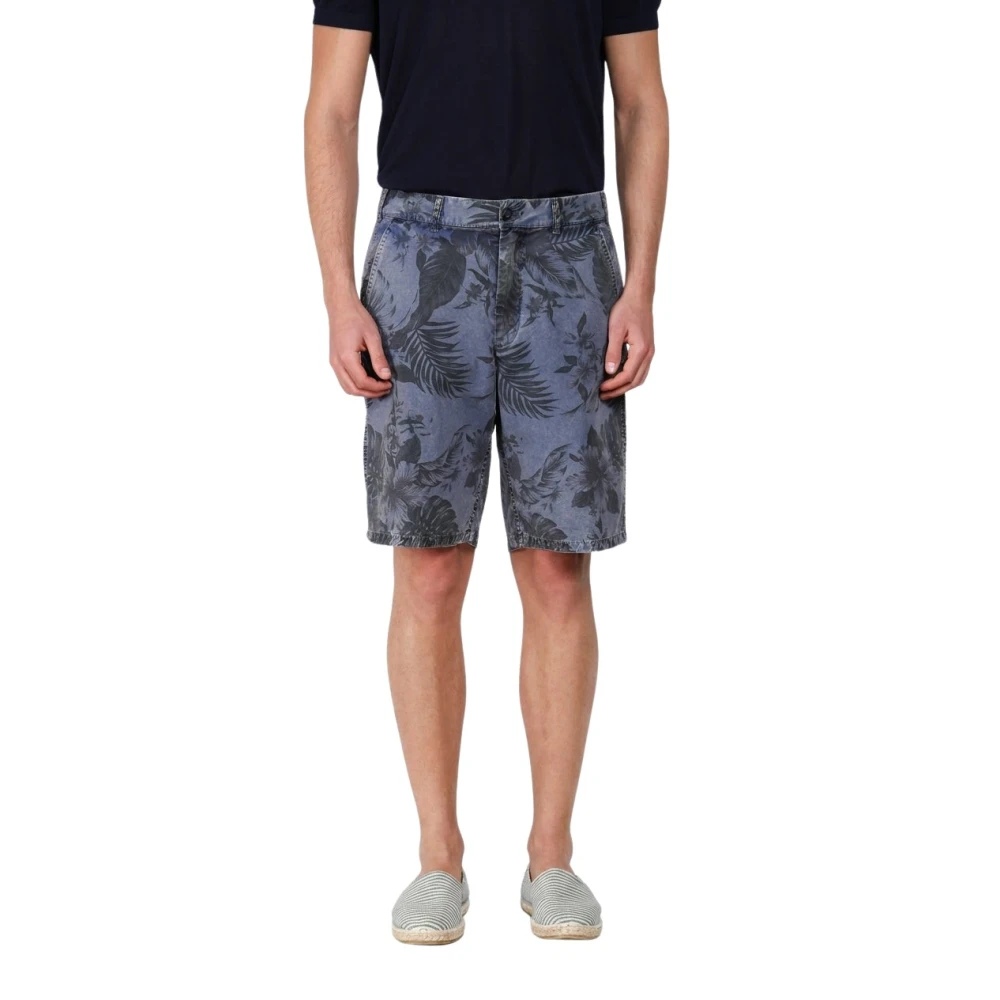 Mason's Hombre Azul Pantalones Cortos, Talla: Xl