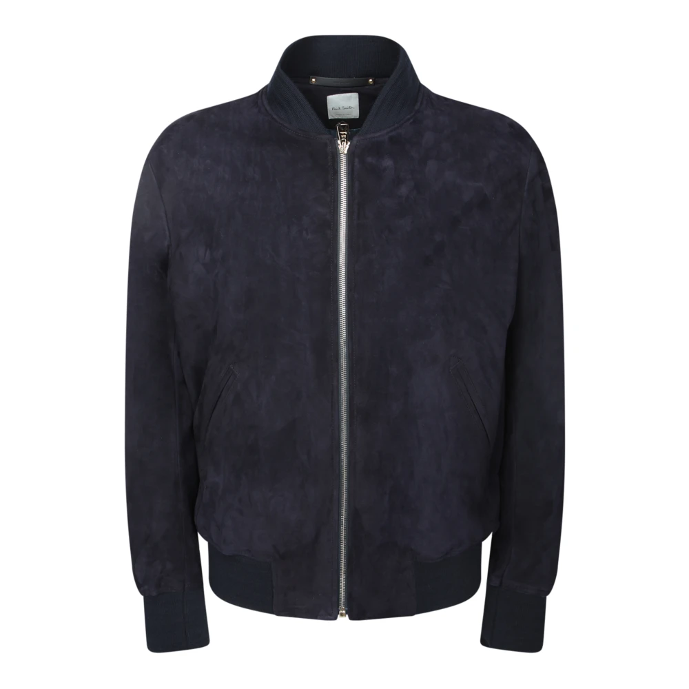 PS By Paul Smith Blauwe Suède Bomberjack Blue Heren