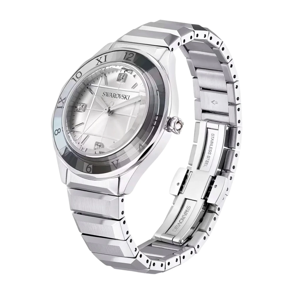 Swarovski Dextera Silver Bracelet Watch 37mm Swiss Made 5634648 Ladies - Image 3