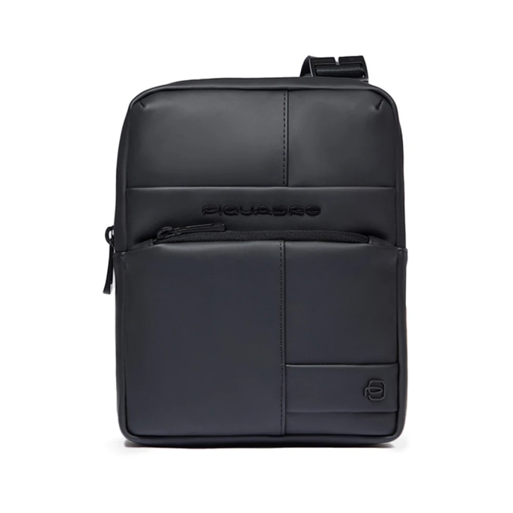 Piquadro Mannelijk Zwart Wollem W129 Crossbody Tas