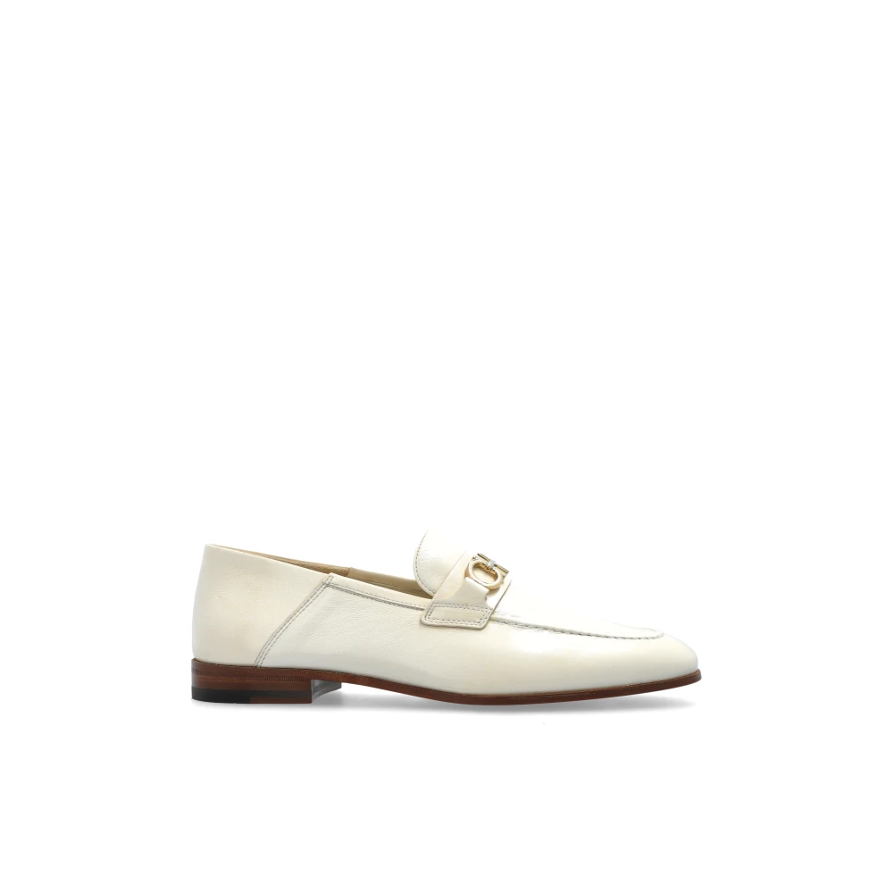 Salvatore Ferragamo Skor Biarritz typ loafers Beige, Herr