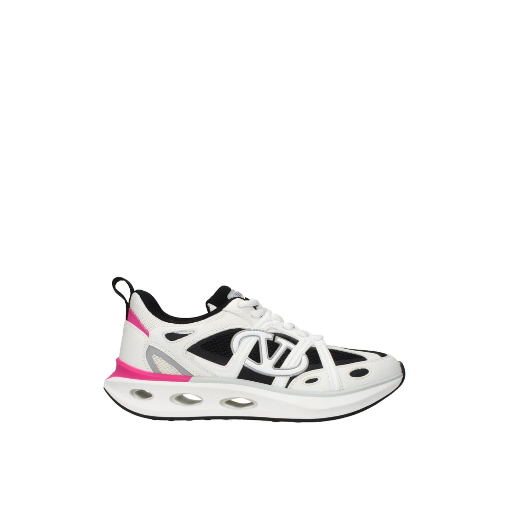 Valentino Garavani Women's White Fabric Athletic Sneakers