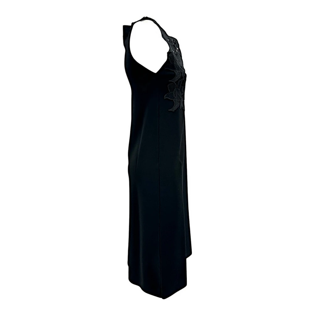 D.Exterior Zwarte Kant Mouwloze Jurk Black Dames