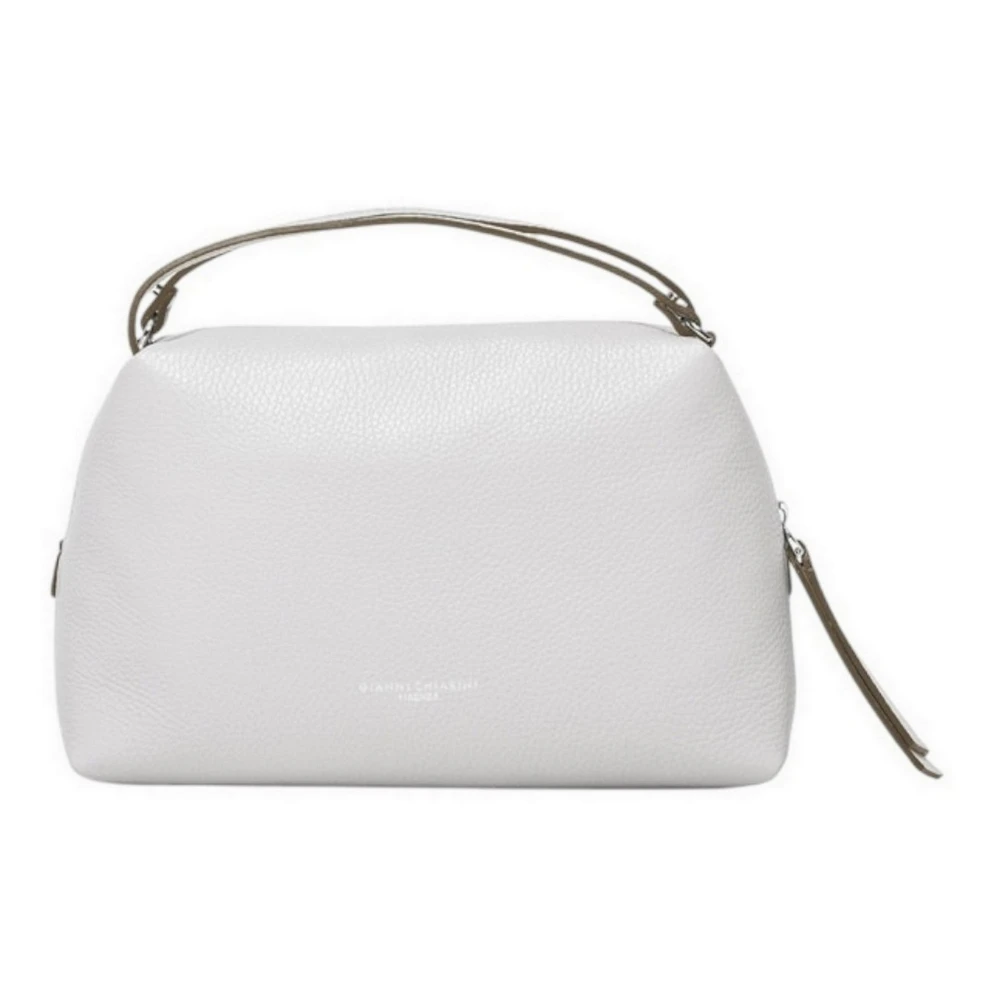 Gianni Chiarini Ivoor Handtas Alifa Compact Licht Ruim Beige Dames