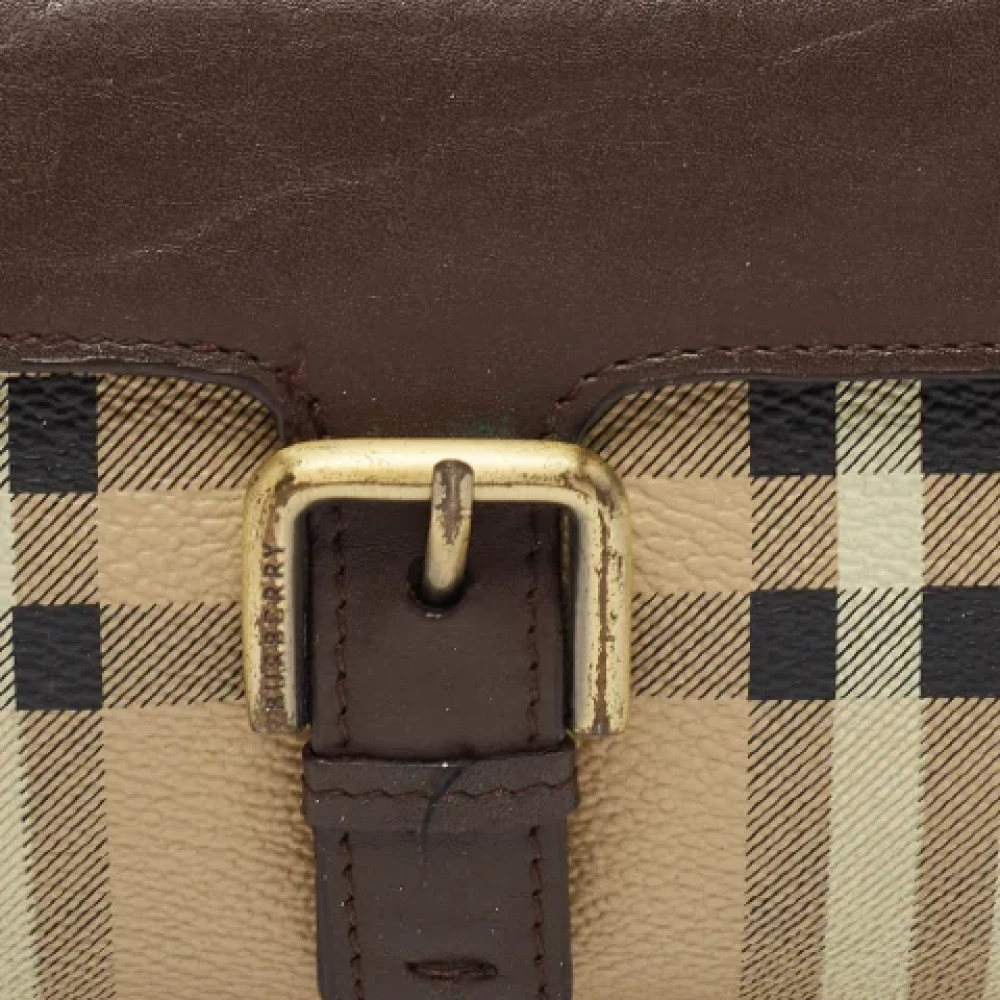 Burberry Vintage Pre-owned Leather wallets Brown Dames
