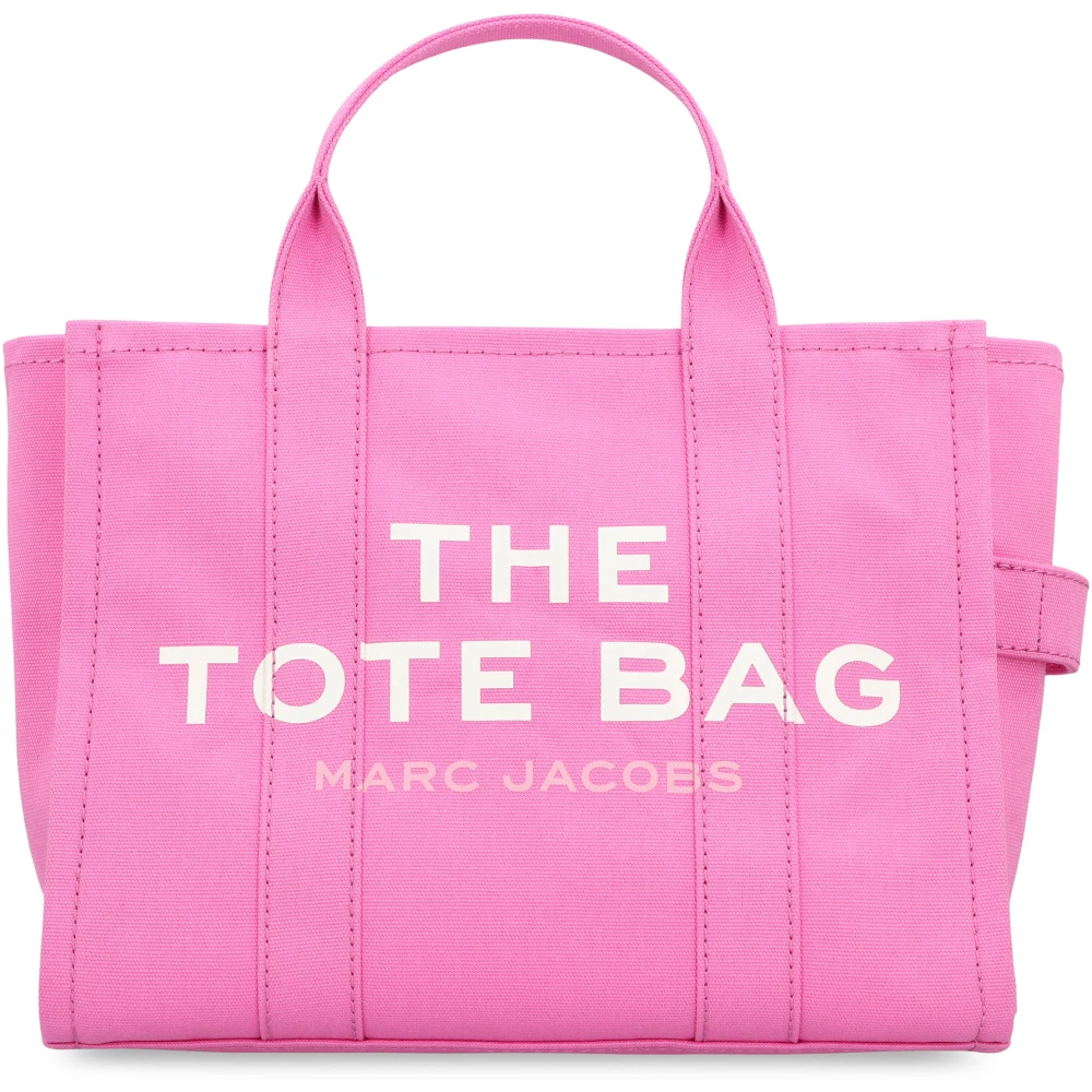 Marc Jacobs Women's Pink Canvas Medium Tote Bag