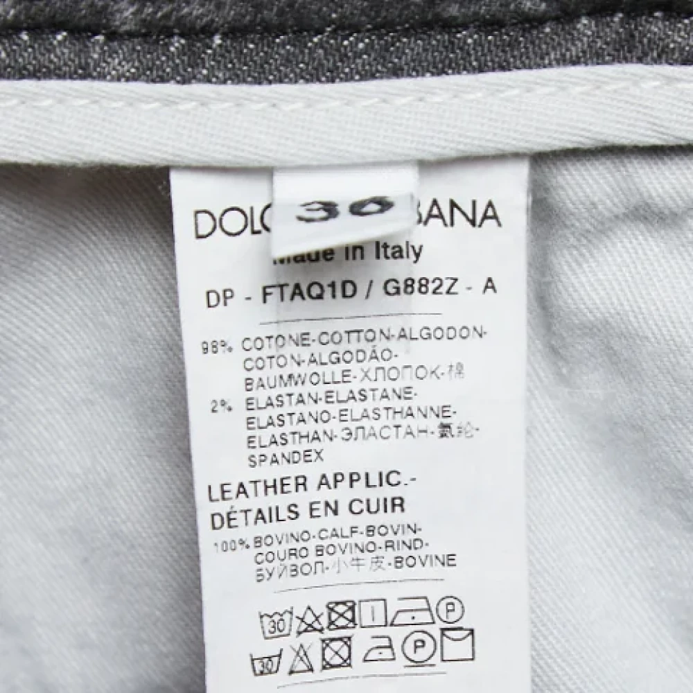 Dolce & Gabbana Pre-owned Denim jeans Gray Dames