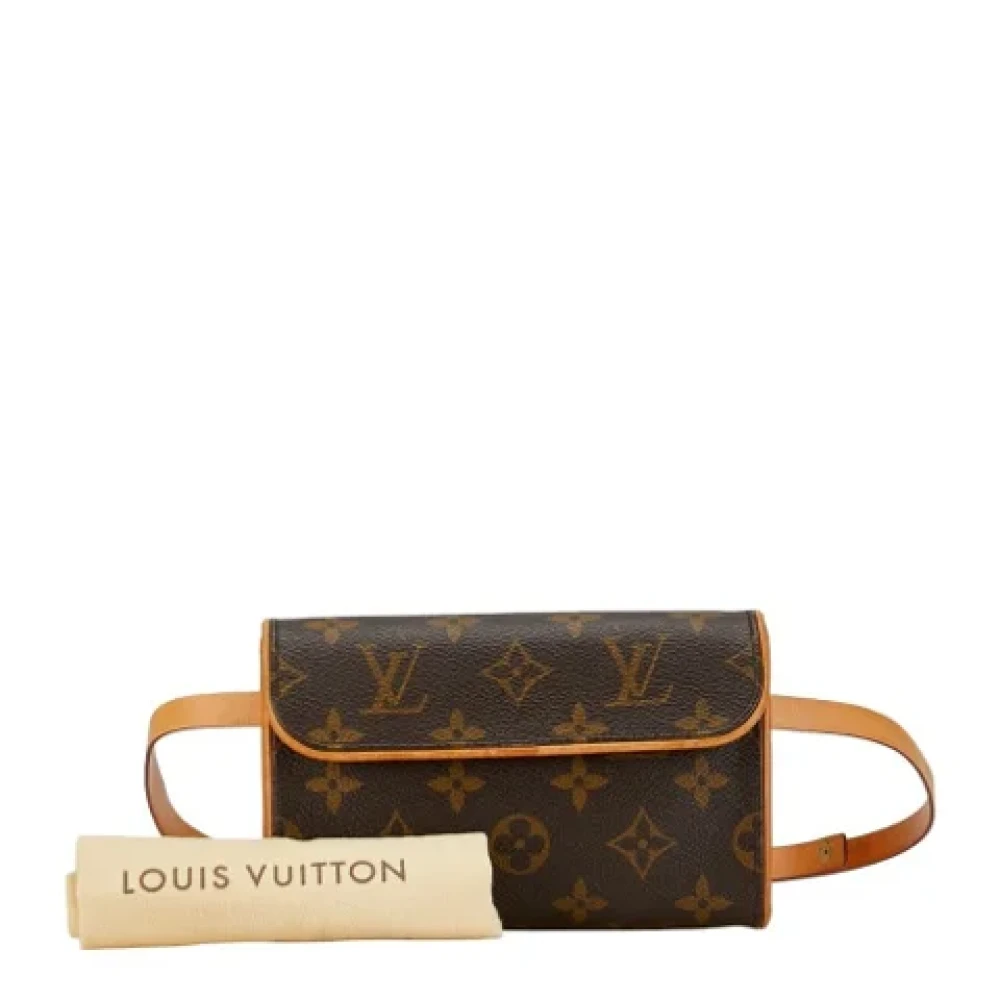 Louis Vuitton Vintage Pre-owned Plastic crossbody-bags Brown Dames