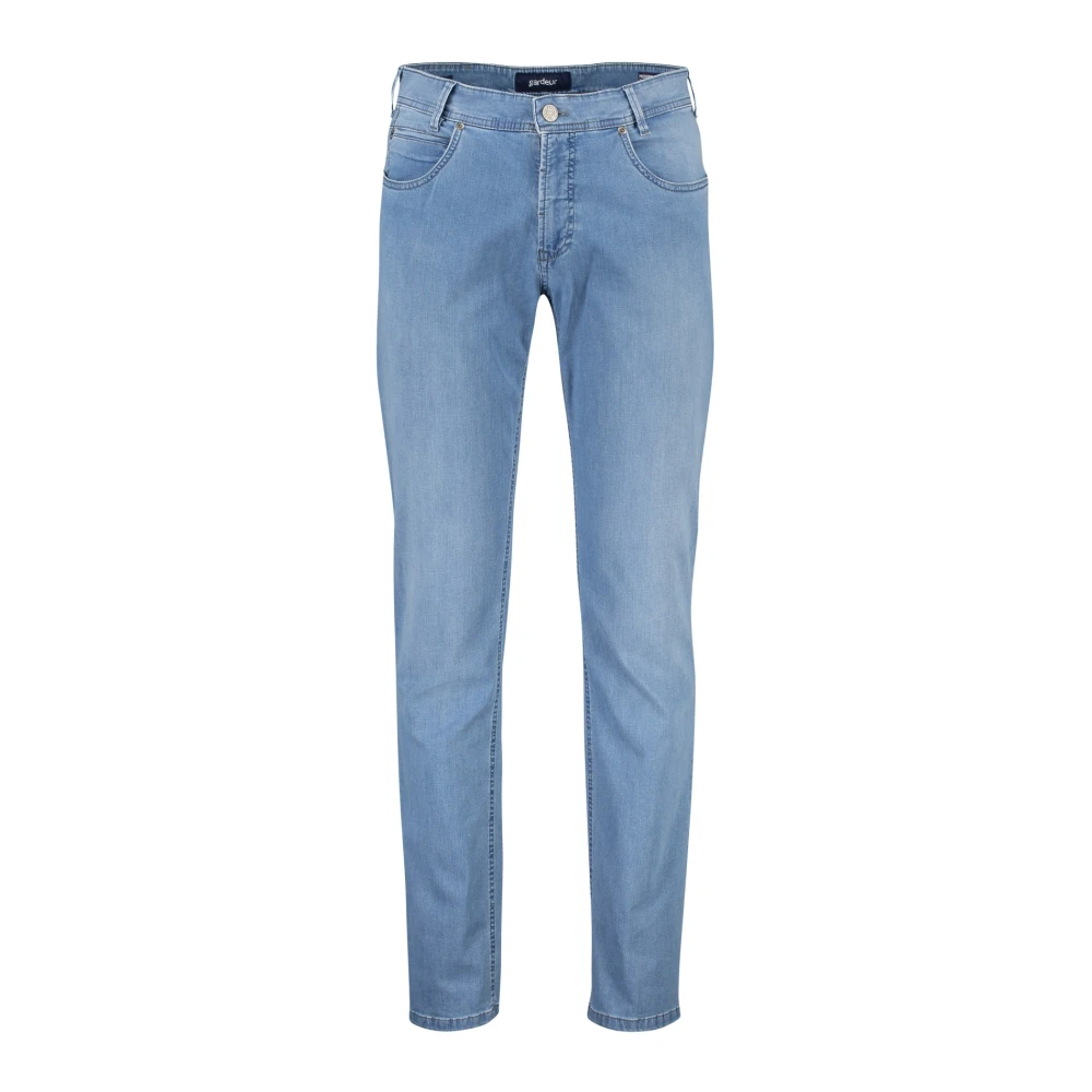 Gardeur Blauwe Denim Jeans Blue Heren