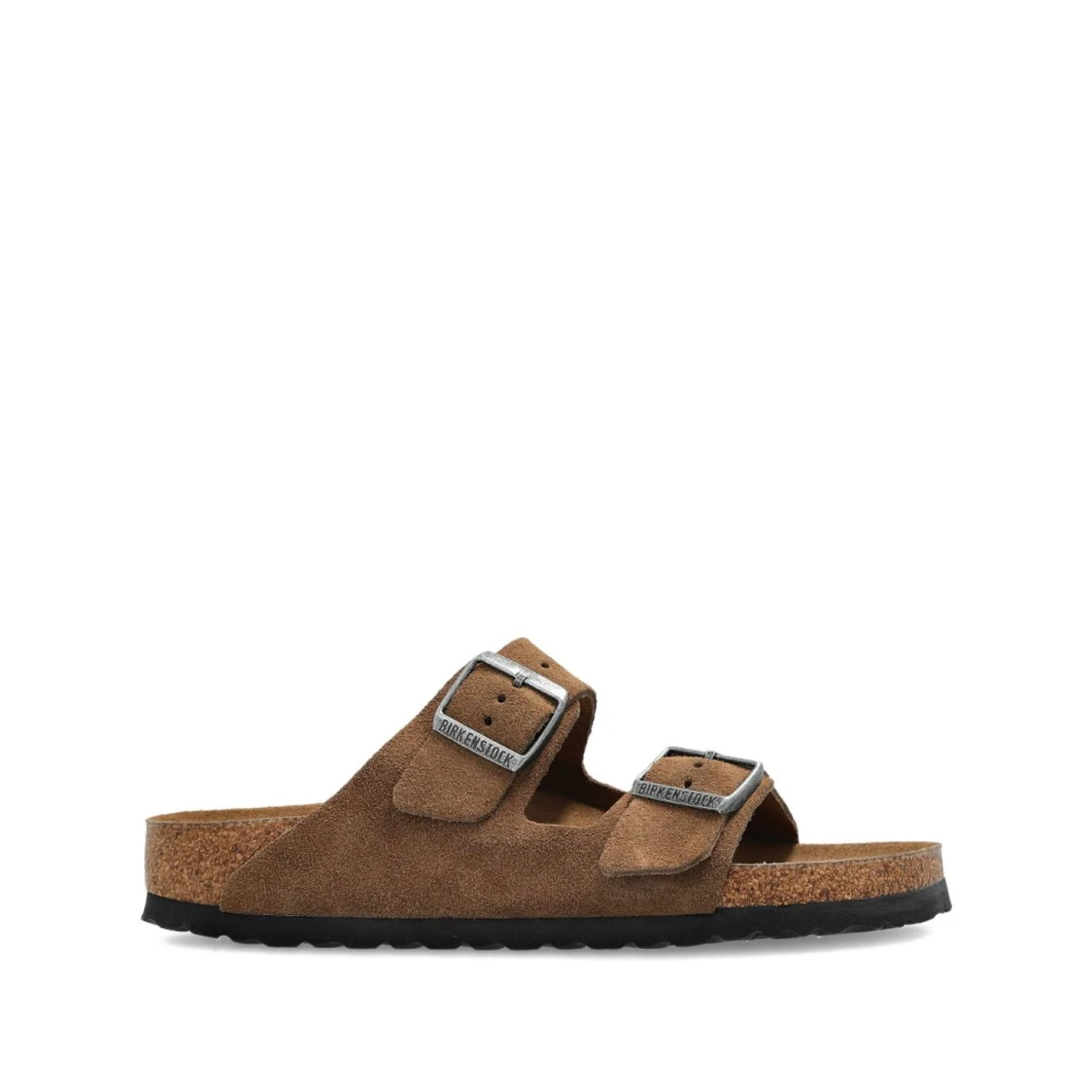 Birkenstock Men's Brown Arizona Soft Footbed - Sliders - 5 Uk - Shoes