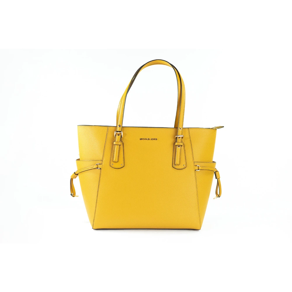 Michael Kors Voyager Large Marigold Läder Toteväska Yellow, Dam