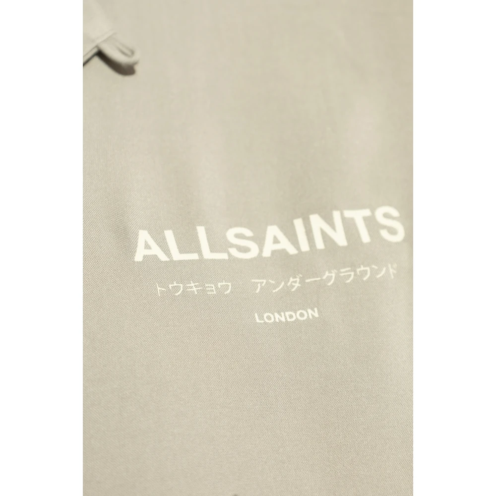 AllSaints Shirt Underground Gray Heren