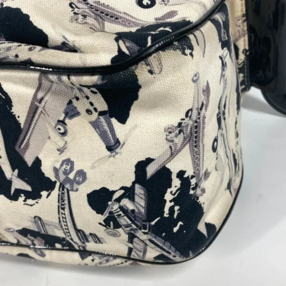Chanel Vintage Pre-owned Canvas chanel-bags White Dames