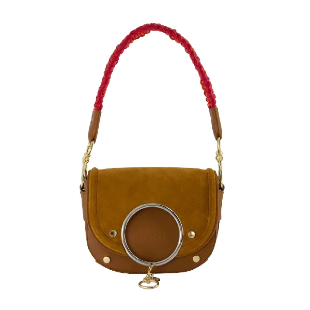 Chloé Leather shoulder-bags Brown Dames