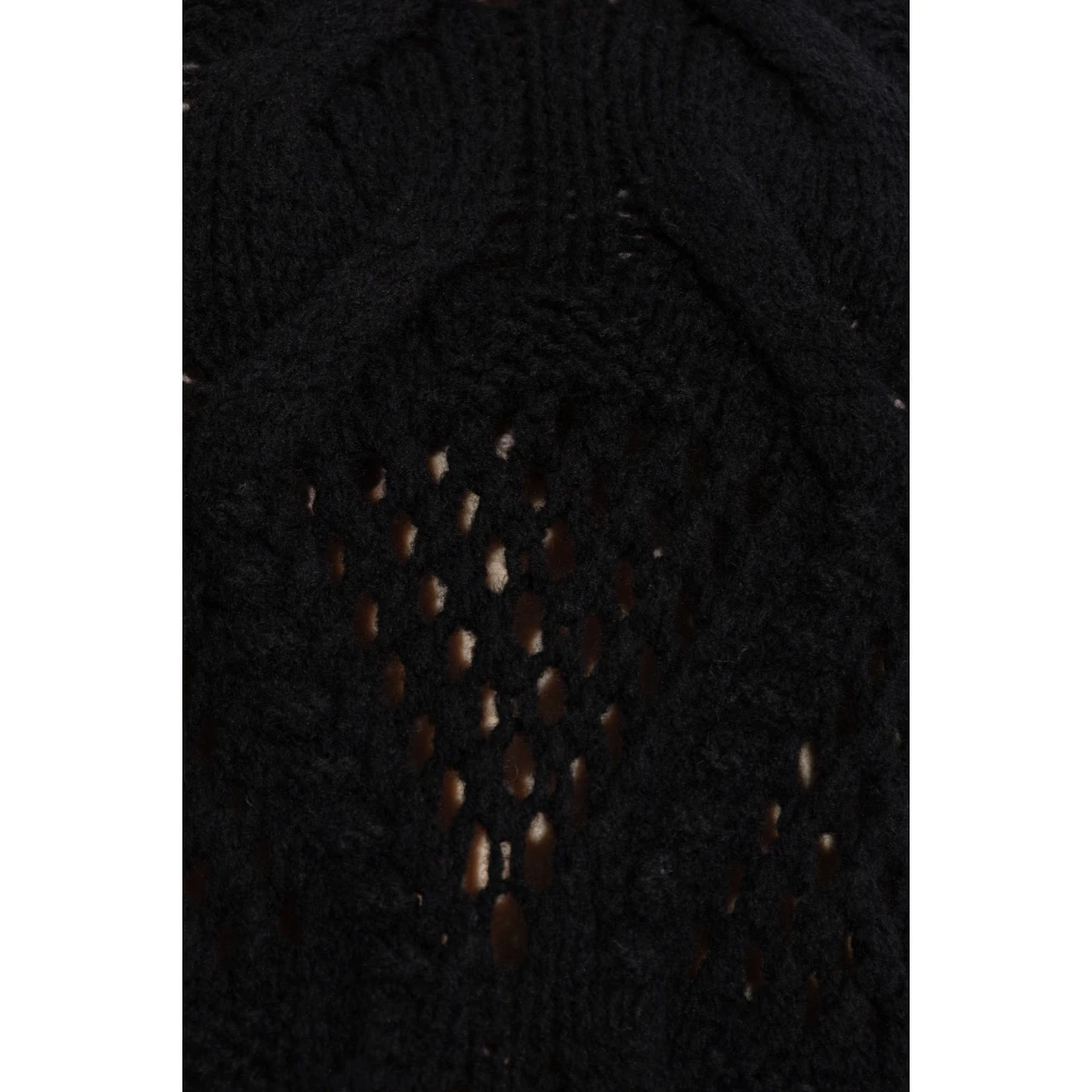SPORTMAX Wollen coltrui Edicola Black Dames