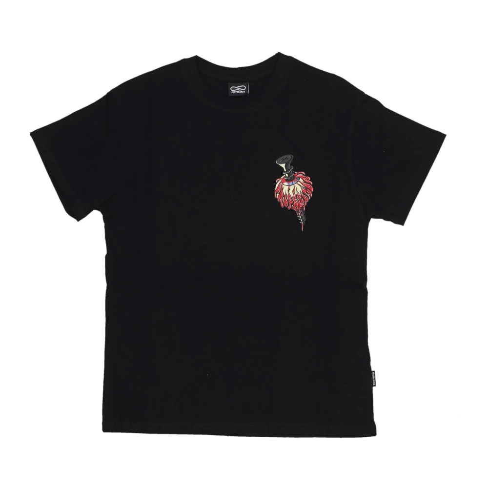 Propaganda Zwarte Tee met Logo Print Black Heren