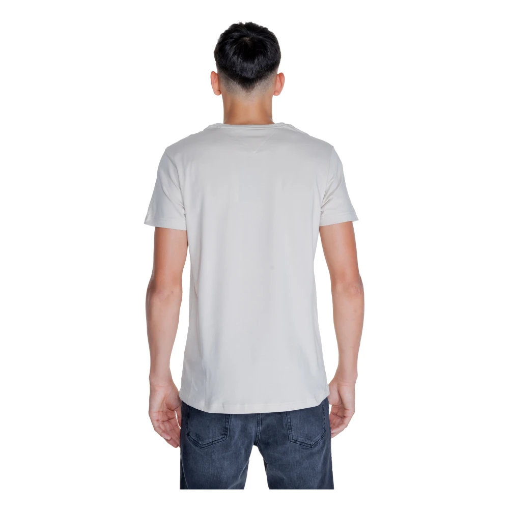 Tommy Hilfiger Stretch Slim Fit Tee Collectie Katoen Elastaan White Heren