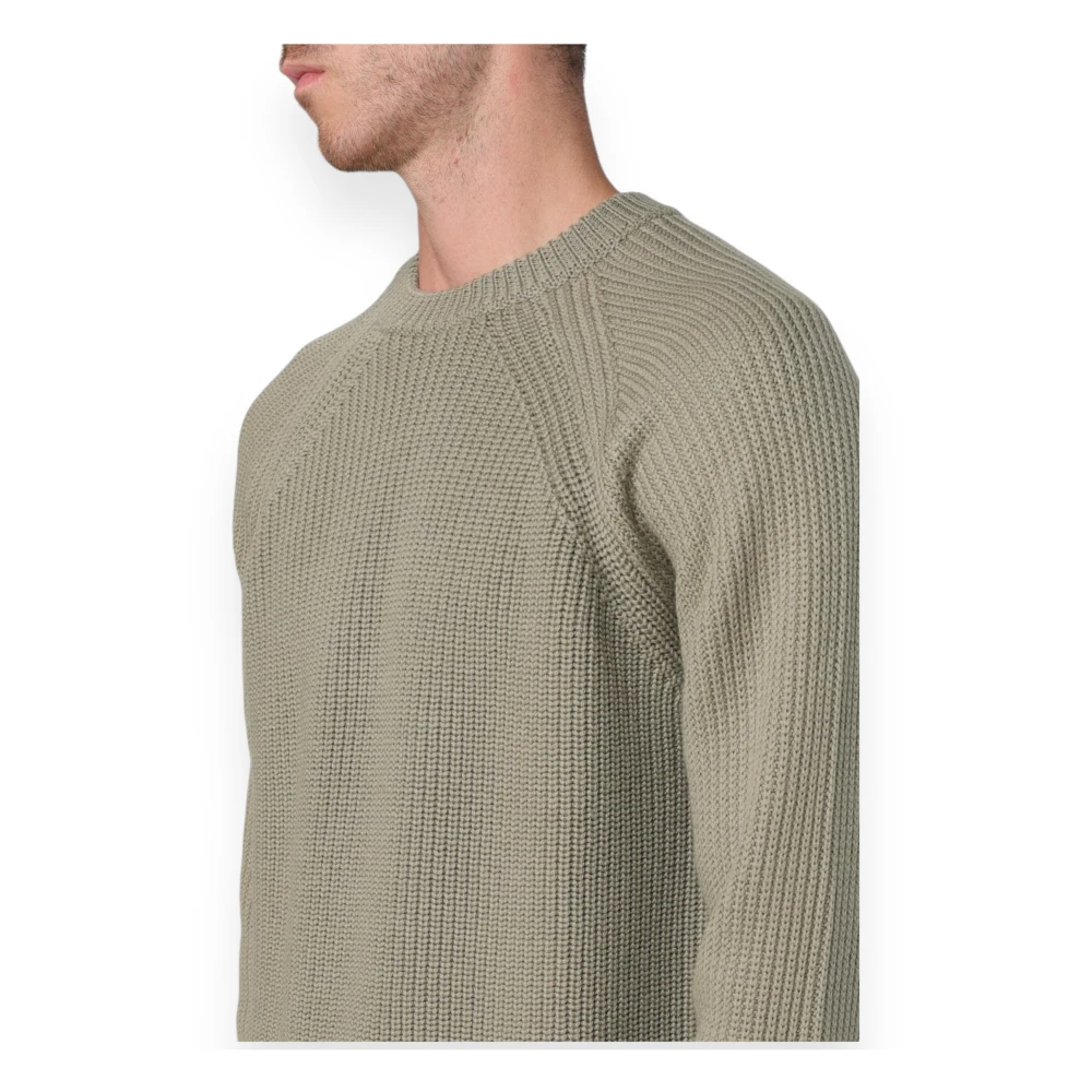 Zanone Ronde Hals Trui Gray Heren