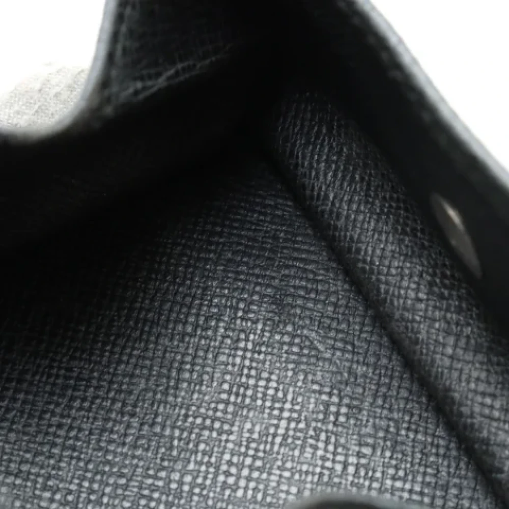 Louis Vuitton Vintage Pre-owned Leather wallets Black Heren