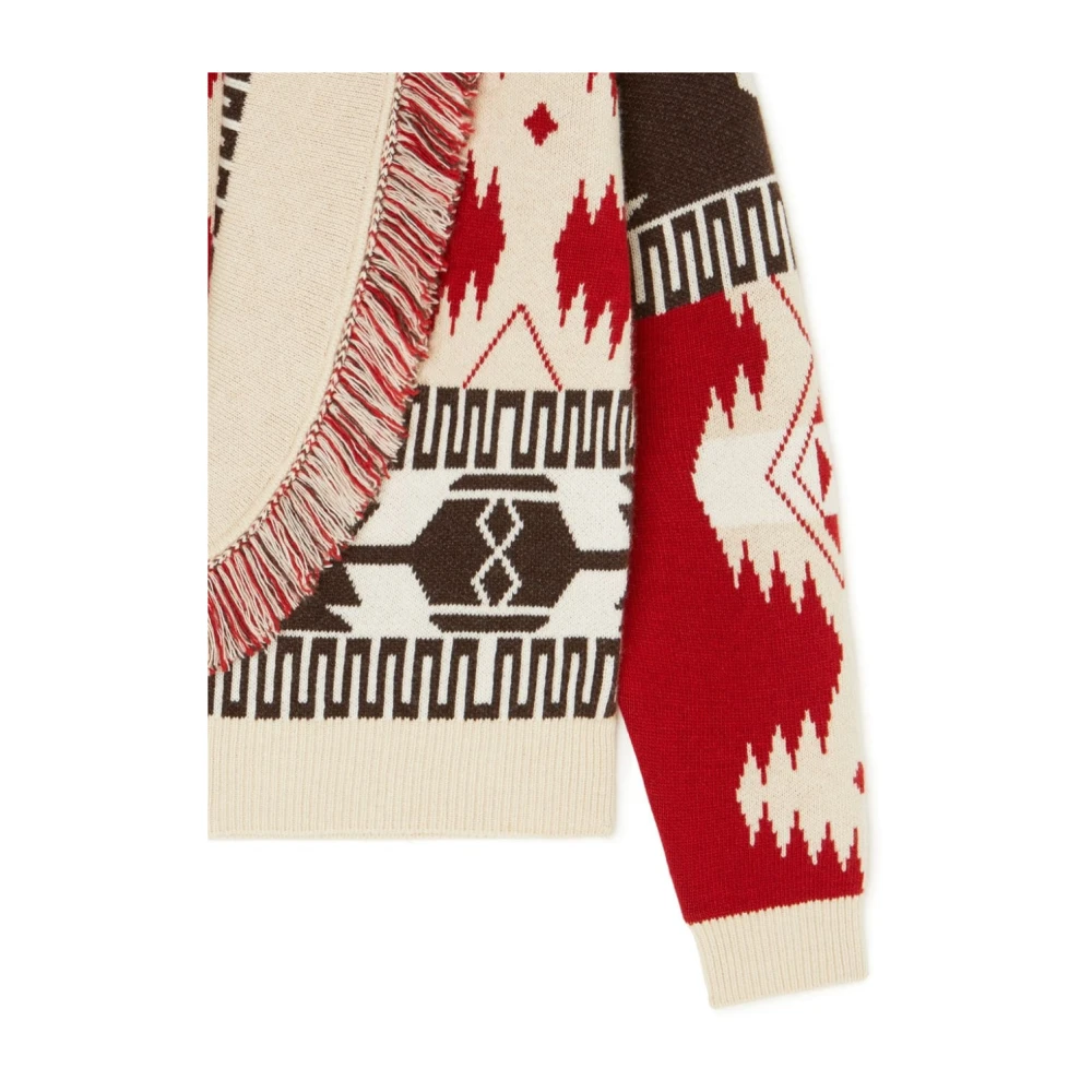 Alanui Rode Tribal Print Trui Multicolor Dames