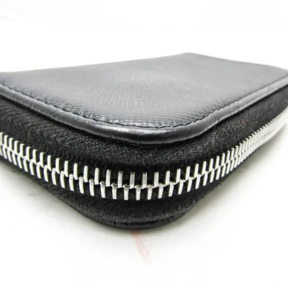 Prada Vintage Pre-owned Leather key-holders Black Dames