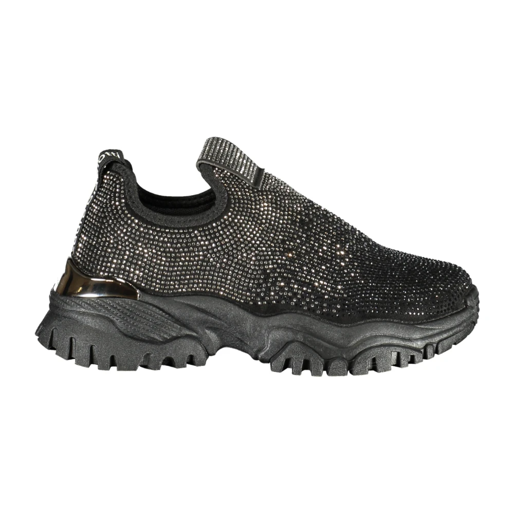 Laura Biagiotti Black Elastic Sports Shoe - Female - Sneakers - 4 Uk - Shoes