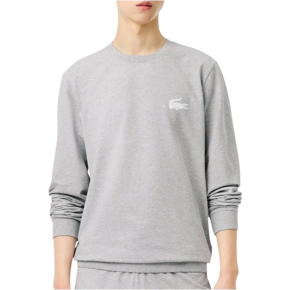 Lacoste Uomo Grigio Felpe, M, New,