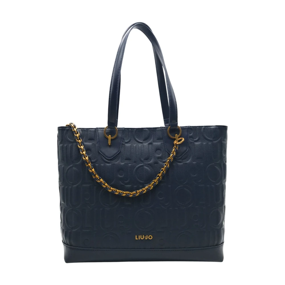 Liu Jo Winkel tas met decoratieve ketting Blue Dames