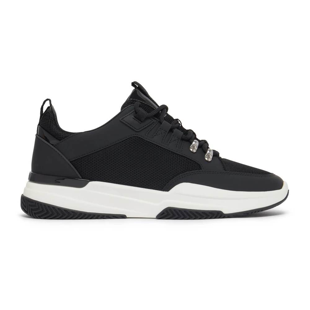 Mallet London Zwarte Mesh Sneakers Heren Schoenen