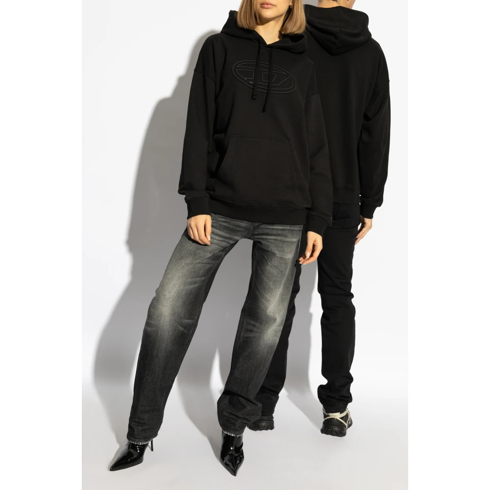 Diesel Sweatshirt S-Ummer-Bigoval Black Unisex