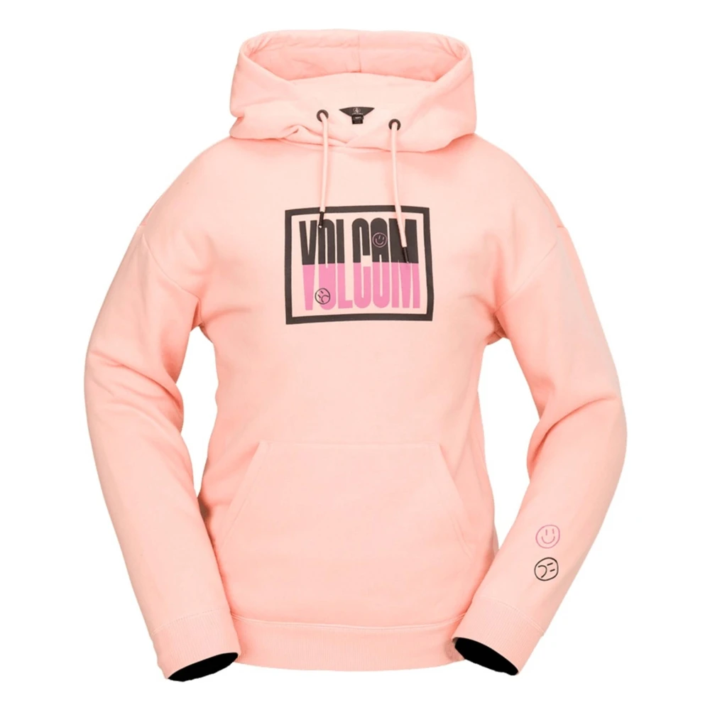 Volcom Essential Hoodie Pink, Dam