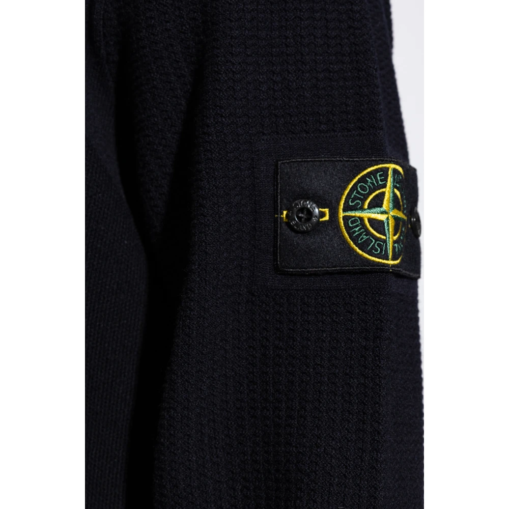 Stone Island Trui met kraag Blue Heren