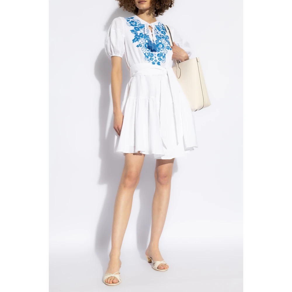 Kate Spade Jurk met bloemenpatroon White Dames