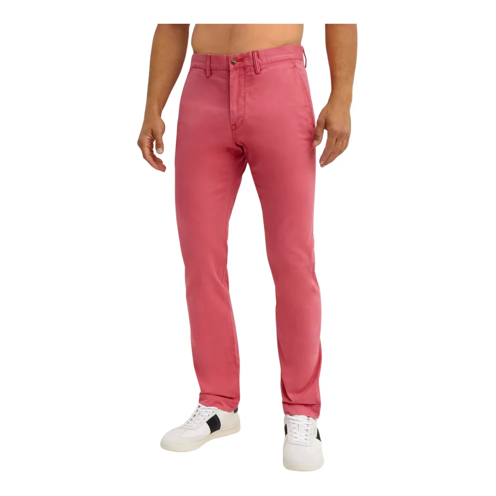 Ralph Lauren Rosa chino Stretch Slim Fit byxor Pink, Herr