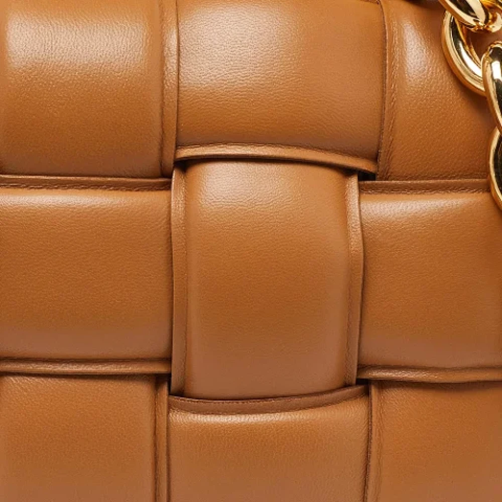 Bottega Veneta Vintage Pre-owned Leather shoulder-bags Brown Dames
