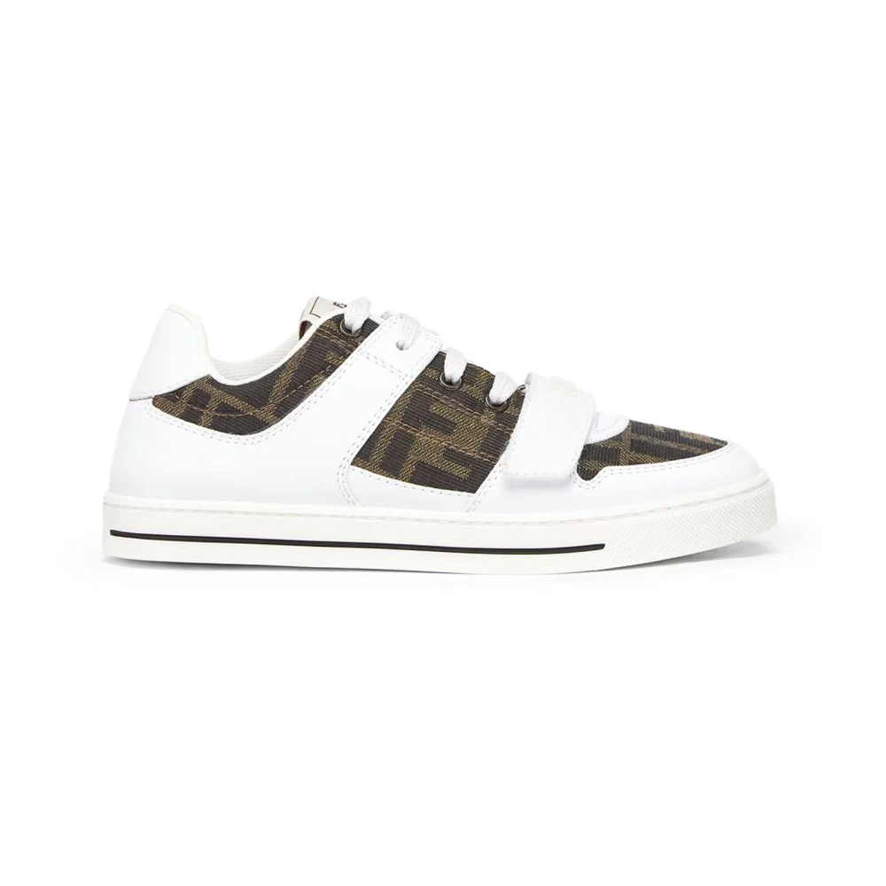 Fendi Unisex Kids White Kids Sneakers, 26 Eu, Junior Trainers