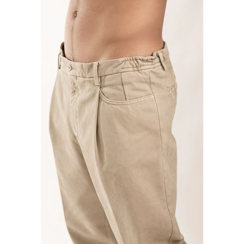Briglia 5-Pockets Broek in Bricklaned Stijl Beige Heren