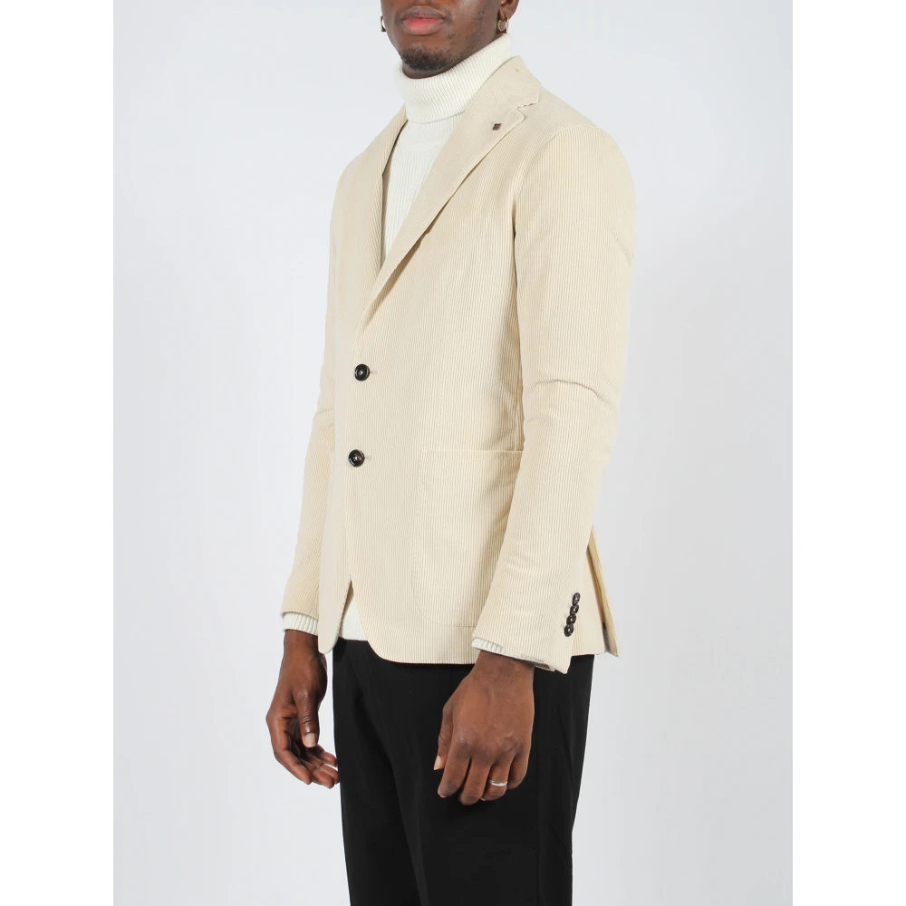 Tagliatore Ribgejas Beige Heren