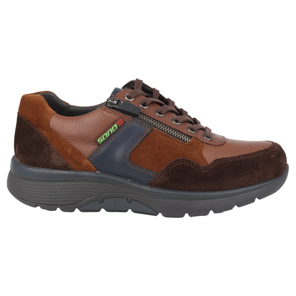 Mephisto Witte Fit Wandelsneaker – Heren Schoenen Bruin