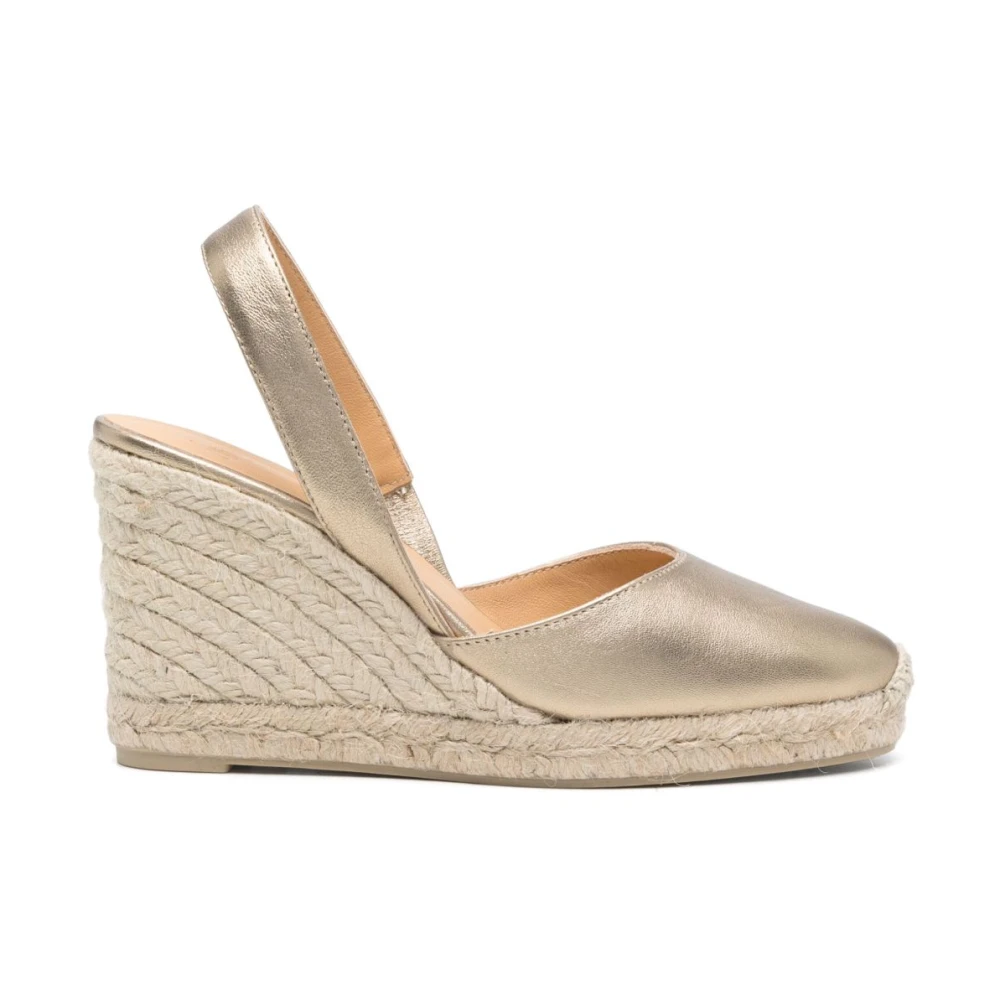 Castañer Yellow Carissa Espadrille Wedge - Female - Wedges - 7 Uk - Shoes