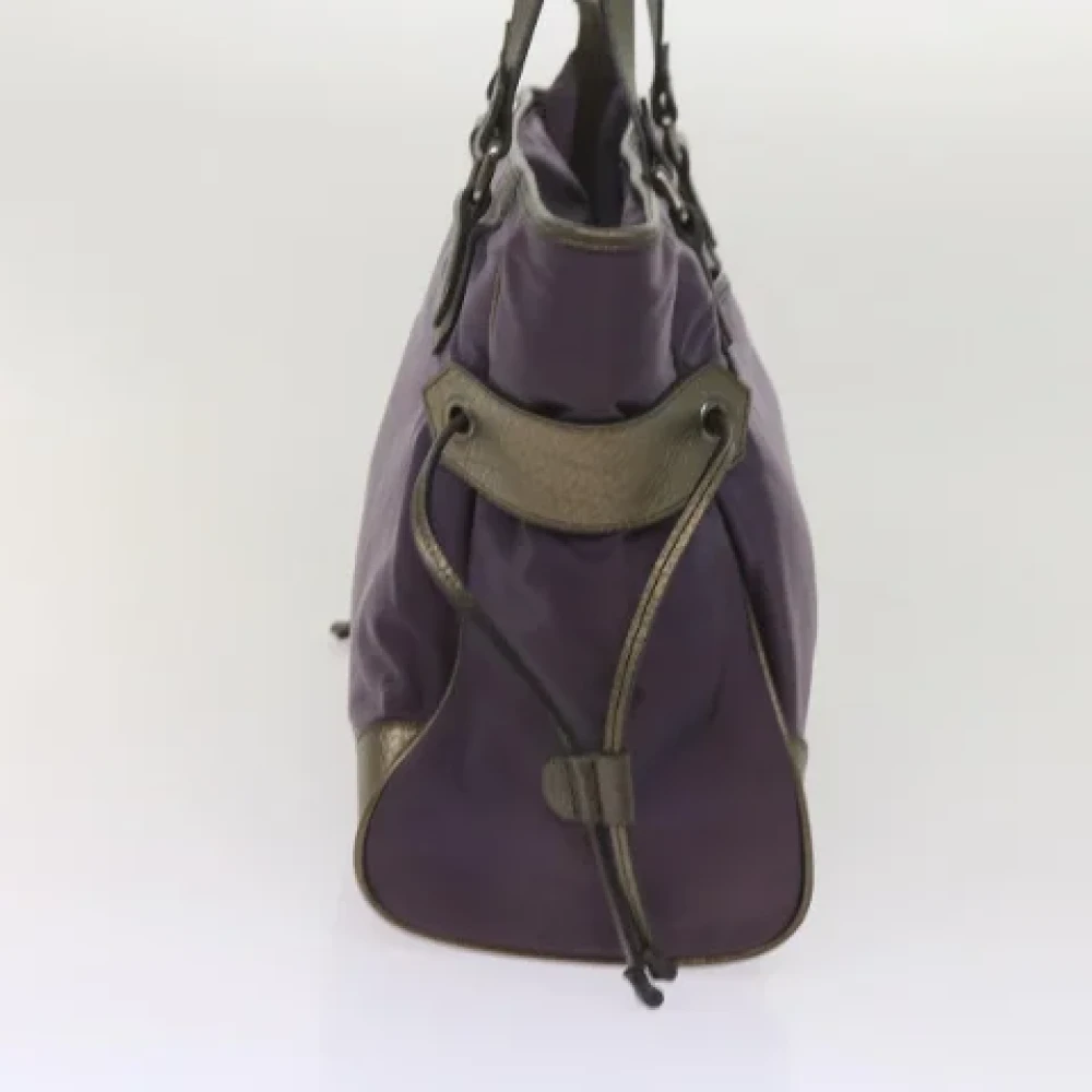 Burberry Vintage Pre-owned Fabric totes Purple Dames