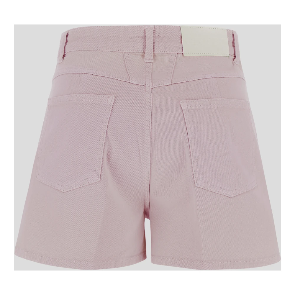 closed Katoenen Shorts Pink Dames