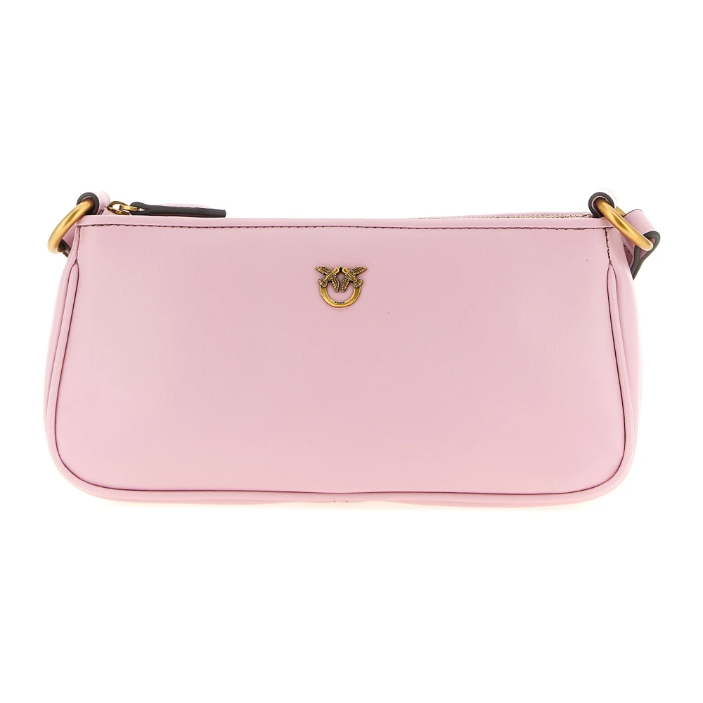 Pinko Women's Pink Mini Half Moon Baguette - O - Shoulder Bags - One Size - Bags