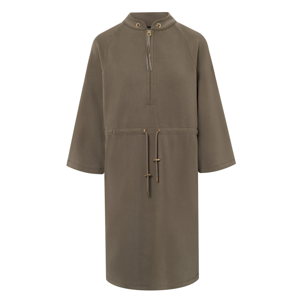 Joop! Sportieve Stijl Jurk met Korte Mouwen Gray Dames