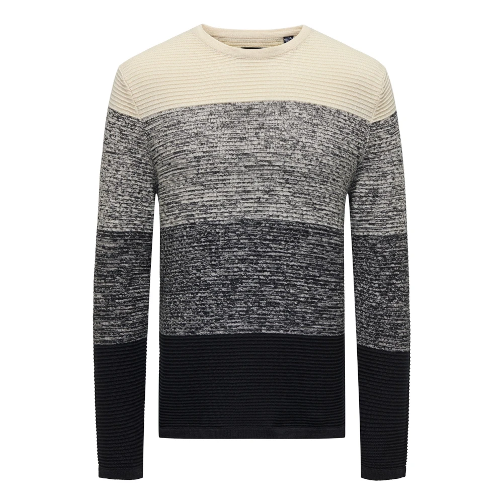 Only & Sons Color-Block Hugo Pullover Multicolor Heren