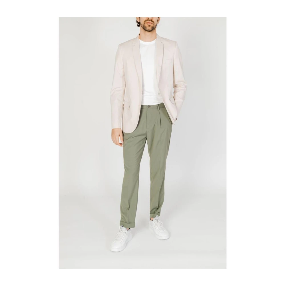 Antony Morato Crème Katoenen Blazer Beige Heren